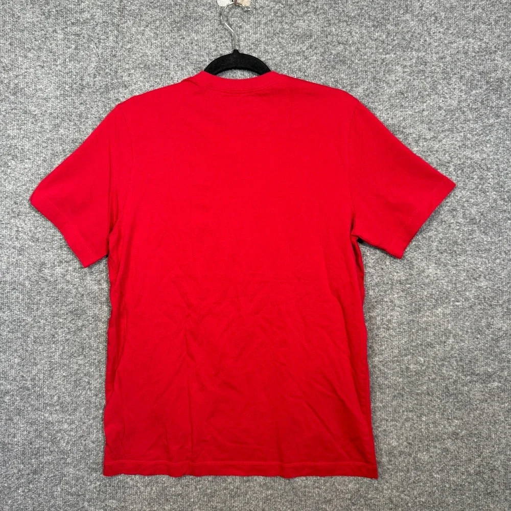 Jordan Shirt‎ Mens Medium Red Short Sleeve Crewneck Tshirt Athletic Basketball